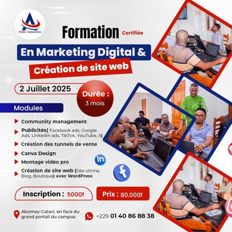 Marketing Digital et Création de site Web